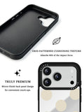 GIIPPA Patterned Moments Midnight Whisper Minimal Cream Beige Large Polka Dot Mirror TPU Shockproof Phone Case Big Lens Cover For iPhone 11–17 All Models