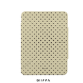 GIIPPA YARA FOLD Detachable Magnetic iPad Case Patterned Moments Sunset Glow Retro Cream Red Wide Horizontal Stripe Dual Buckle Split Magnetic Protective Cover For All iPad Models
