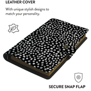 Patterned Moments Midnight Whisper Dotted Snap Closure Notebook image 3