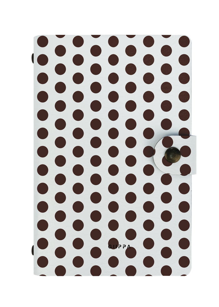 Patterned Moments Afternoon Warmth Dotted Snap Closure Notebook | Compact Journal for Work & University