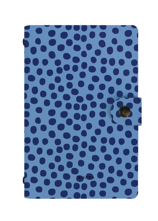 Patterned Moments Coastal Breeze Dotted Snap Closure Notebook image 1