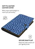 Patterned Moments Coastal Breeze Dotted Snap Closure Notebook image 3