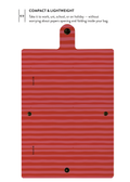 Patterned Moments Blush Spark Striped Snap Closure Notebook image 4