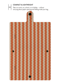Patterned Moments Sunset Glow Striped Snap Closure Notebook image 4