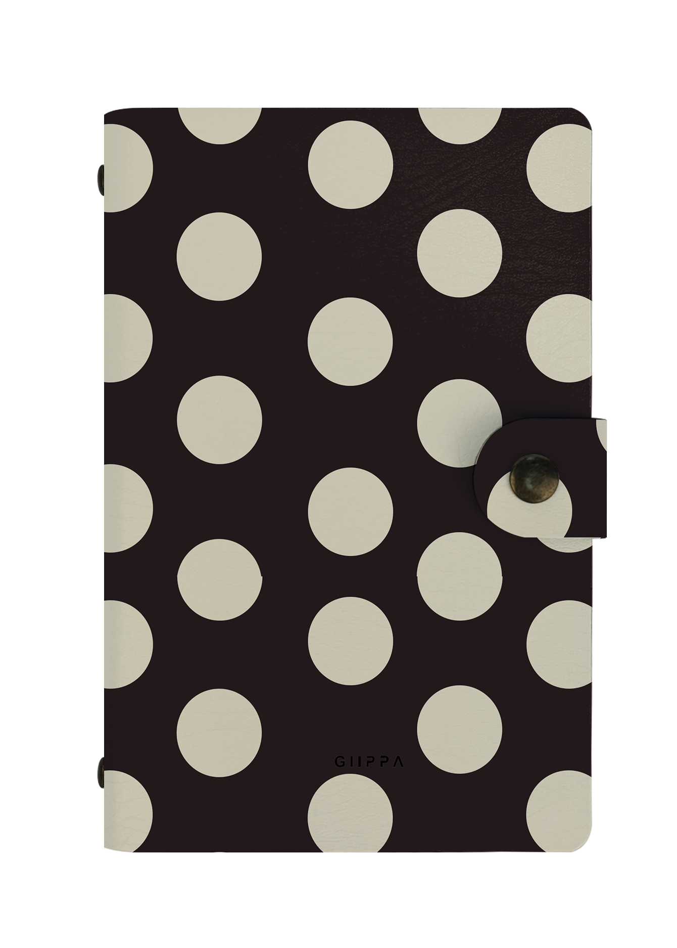 Patterned Moments Gentle Hush Dotted Snap Closure Notebook | Compact Journal for Work & University