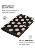 Patterned Moments Gentle Hush Dotted Snap Closure Notebook image 3