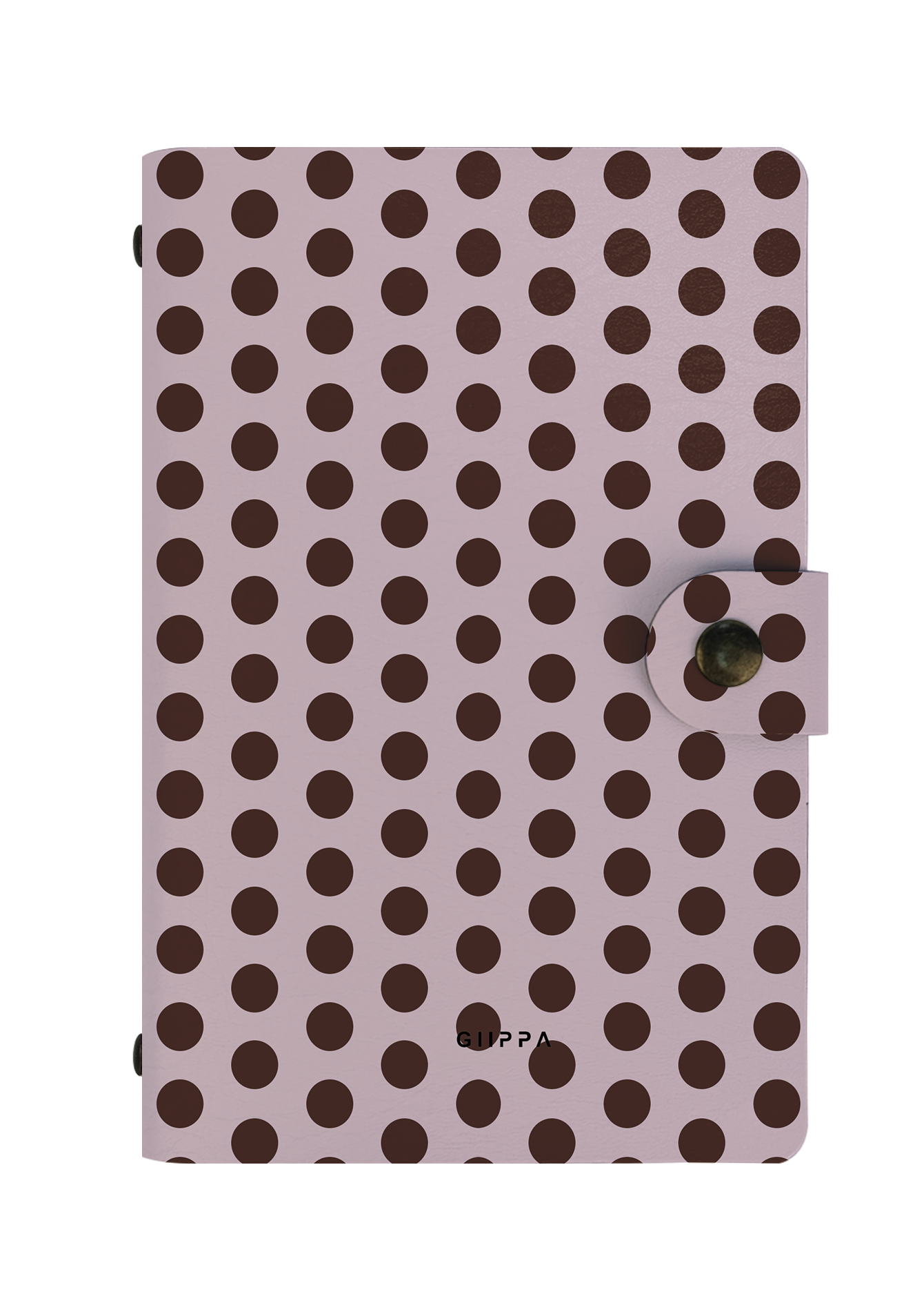 Patterned Moments Dusk Serene Dotted Snap Closure Notebook | Compact Journal for Work & University