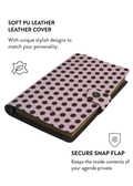 Patterned Moments Dusk Serene Dotted Snap Closure Notebook image 3