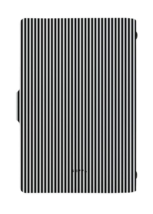Patterned Moments Urban Calm Striped Snap Closure Notebook image 2