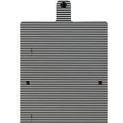 Patterned Moments Urban Calm Striped Snap Closure Notebook image 4