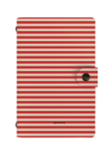Patterned Moments Vintage Love Striped Snap Closure Notebook image 1