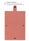 Patterned Moments Vintage Love Striped Snap Closure Notebook image 4