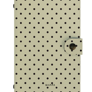 Patterned Moments Honey Hour Dotted Snap Closure Notebook image 1