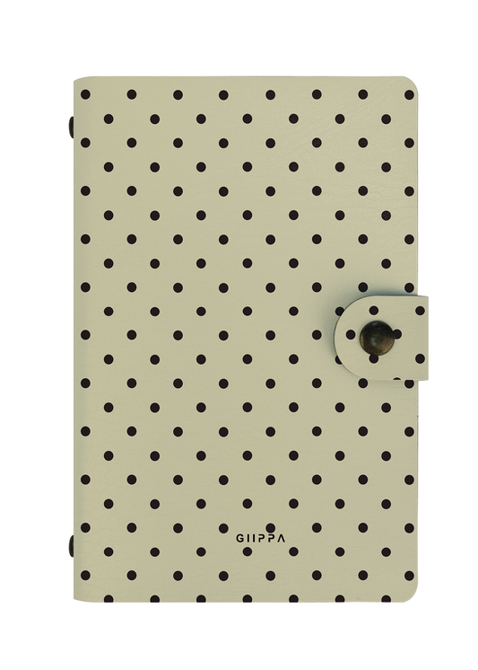 Patterned Moments Honey Hour Dotted Snap Closure Notebook image 1