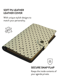 Patterned Moments Honey Hour Dotted Snap Closure Notebook image 3