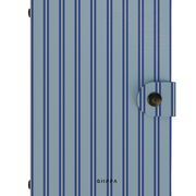 Patterned Moments Misty Peace Striped Snap Closure Notebook image 1