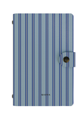 Patterned Moments Misty Peace Striped Snap Closure Notebook image 1