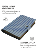 Patterned Moments Misty Peace Striped Snap Closure Notebook image 3