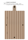 Patterned Moments Latte Hug Striped Snap Closure Notebook image 4