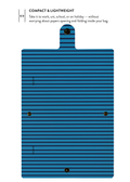 Patterned Moments Ocean Joy Striped Snap Closure Notebook image 4