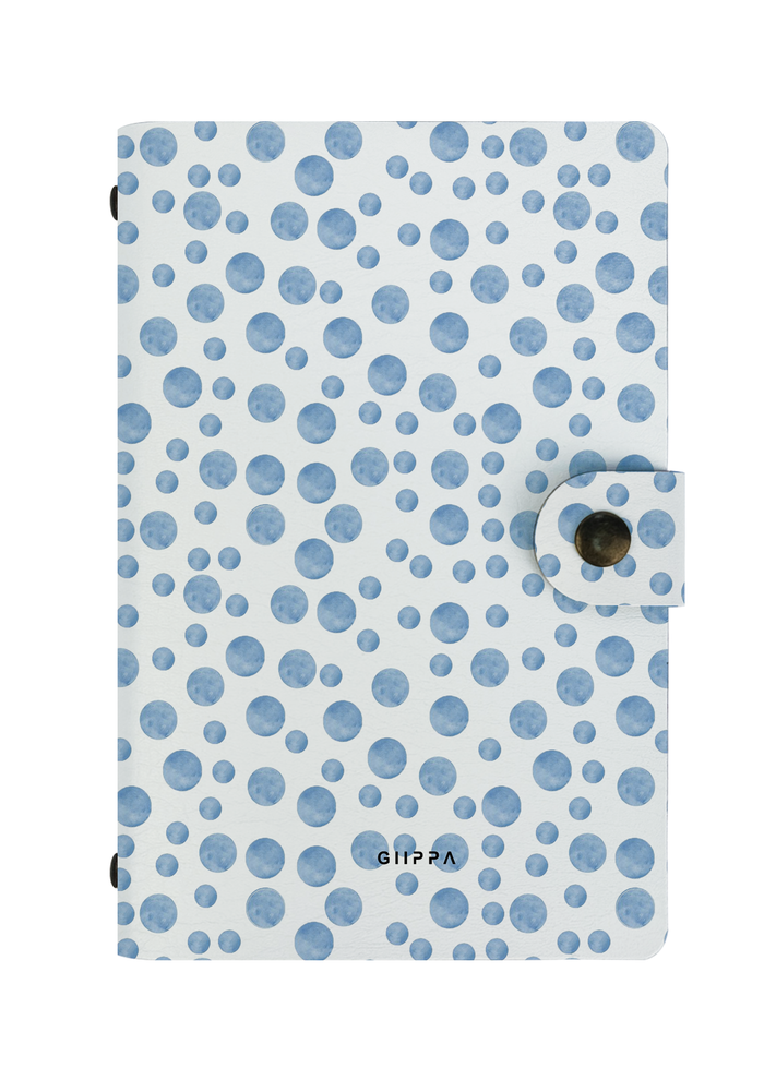 Patterned Moments Sky Dream Dotted Snap Closure Notebook | Compact Journal for Work & University