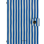 Patterned Moments Seaside Rest Striped Snap Closure Notebook image 1