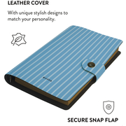 Patterned Moments Velvet Date Dotted Snap Closure Notebook image 3