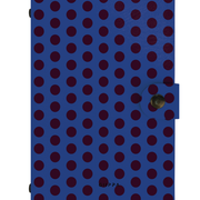 Patterned Moments Blue Cheer Striped Snap Closure Notebook image 1