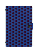 Patterned Moments Blue Cheer Striped Snap Closure Notebook image 1