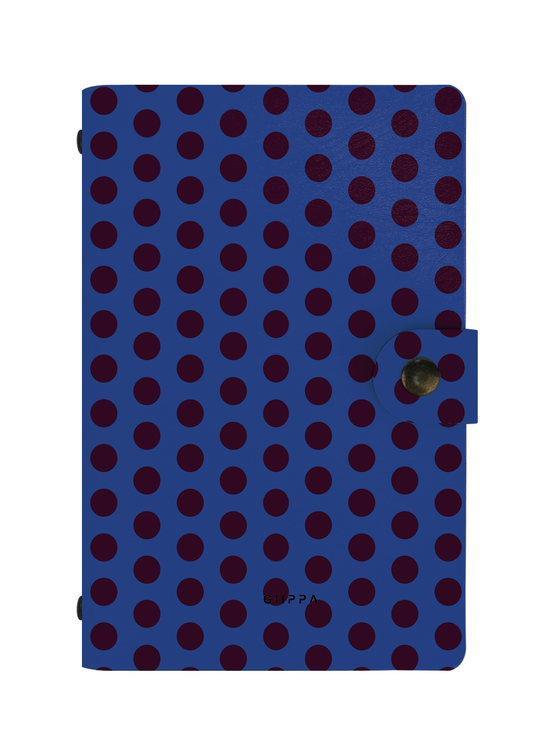 Patterned Moments Blue Cheer Striped Snap Closure Notebook image 1