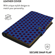 Patterned Moments Blue Cheer Striped Snap Closure Notebook image 3