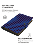Patterned Moments Blue Cheer Striped Snap Closure Notebook image 3