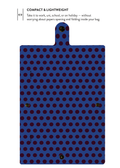 Patterned Moments Blue Cheer Striped Snap Closure Notebook image 4