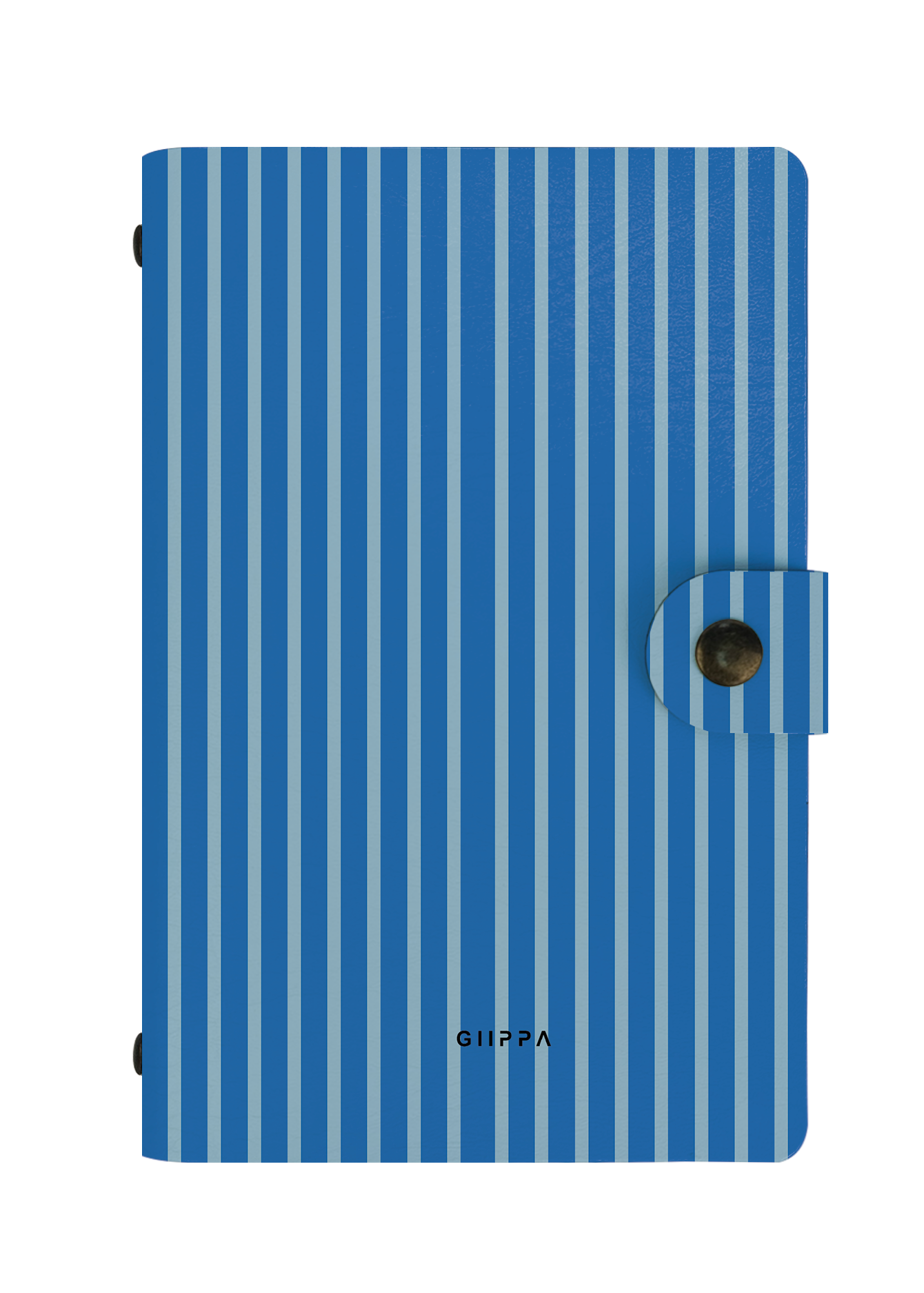 Patterned Moments Wind Drift Striped Snap Closure Notebook | Compact Journal for Work & University