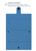 Patterned Moments Wind Drift Striped Snap Closure Notebook image 4