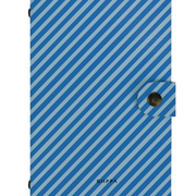 Patterned Moments Wave Rush Striped Snap Closure Notebook image 1