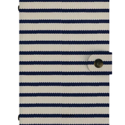 Patterned Moments Knit Cozy Striped Snap Closure Notebook image 1