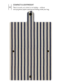 Patterned Moments Knit Cozy Striped Snap Closure Notebook image 4