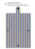 Patterned Moments Lavender Slow Striped Snap Closure Notebook image 4