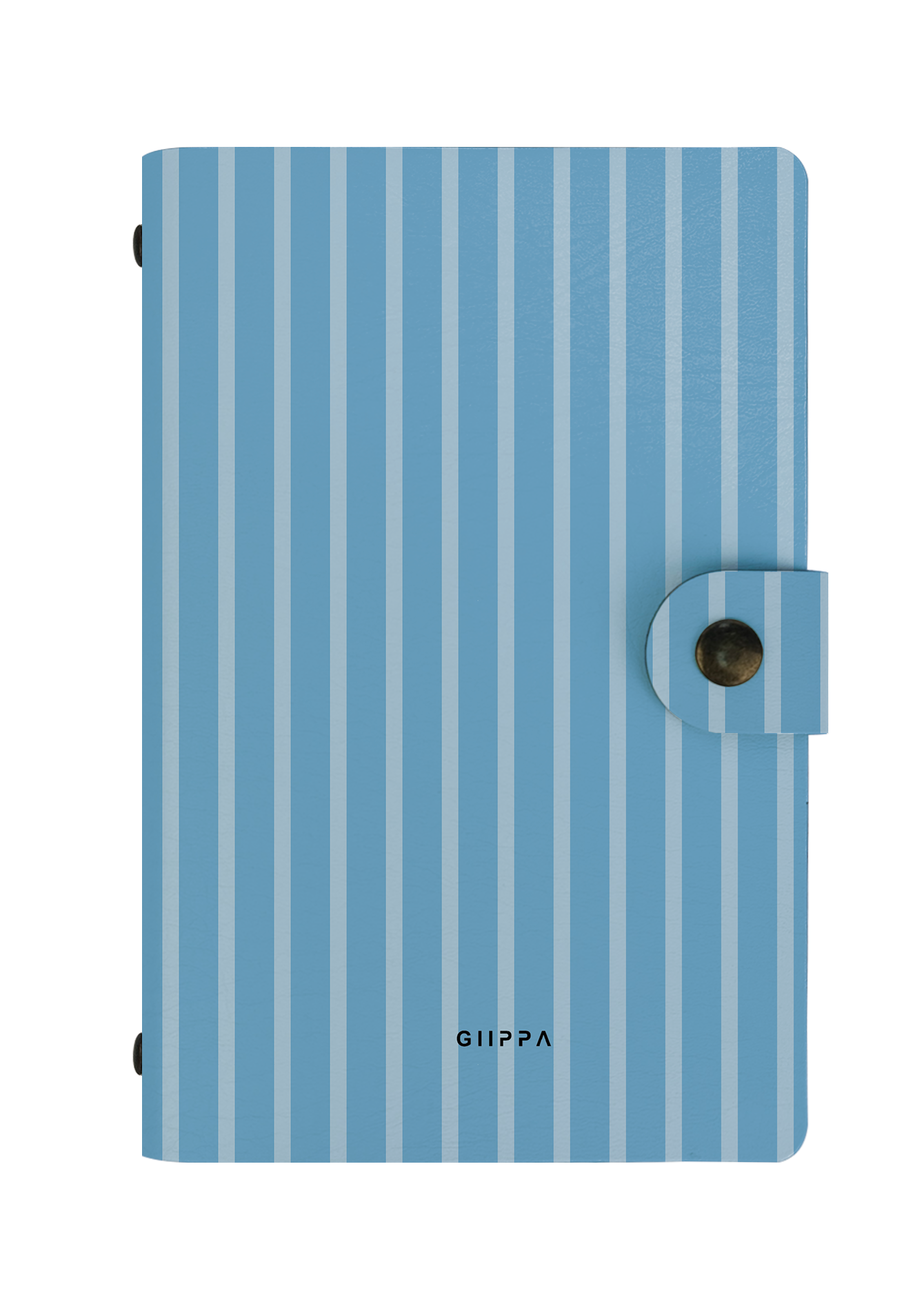 Patterned Moments Pastel Bliss Striped Snap Closure Notebook | Compact Journal for Work & University