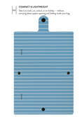 Patterned Moments Pastel Bliss Striped Snap Closure Notebook image 4