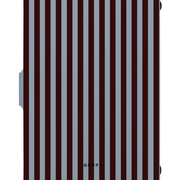 Patterned Moments Mocha Soul Striped Snap Closure Notebook image 2