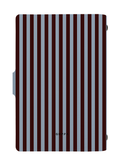 Patterned Moments Mocha Soul Striped Snap Closure Notebook image 2