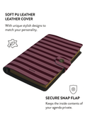 Patterned Moments Wine Tender Striped Snap Closure Notebook image 3