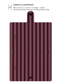 Patterned Moments Wine Tender Striped Snap Closure Notebook image 4