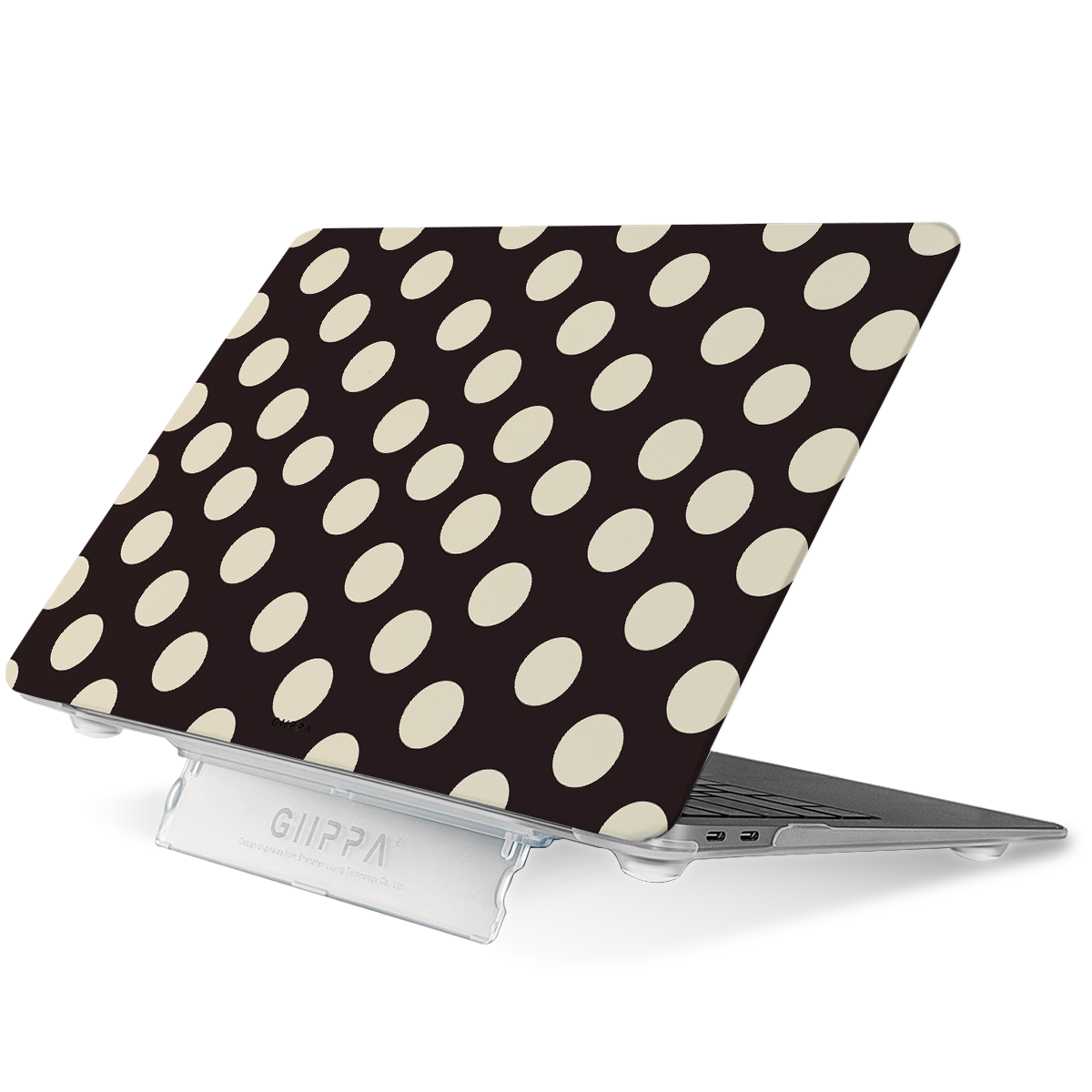 SILK HUSH Patterned Moments Gentle Hush Striped MacBook Case | UV Printing Hard Shell