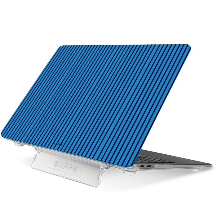 SILK HUSH Patterned Moments Ocean Joy Striped MacBook Case | UV Printing Hard Shell
