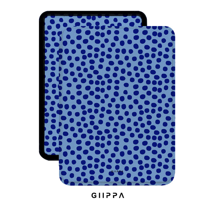 SATIN Kindle Case with Hand Strap | Coastal Breeze Patterned Moments | Soft Matte PU Protective Cover for Kindle Paperwhite & All Kindle Models, Secure One-Handed Reading Grip
