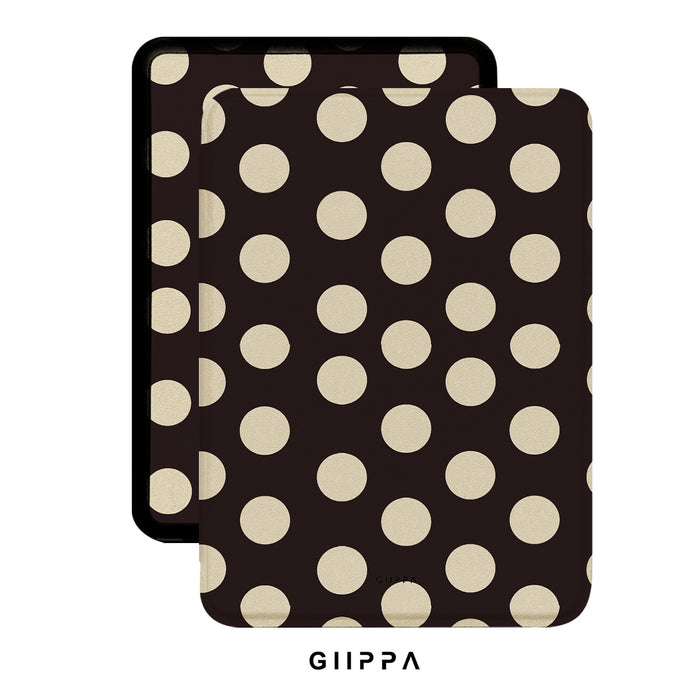 SATIN Kindle Case with Hand Strap | Gentle Hush Patterned Moments | Soft Matte PU Protective Cover for Kindle Paperwhite & All Kindle Models, Secure One-Handed Reading Grip